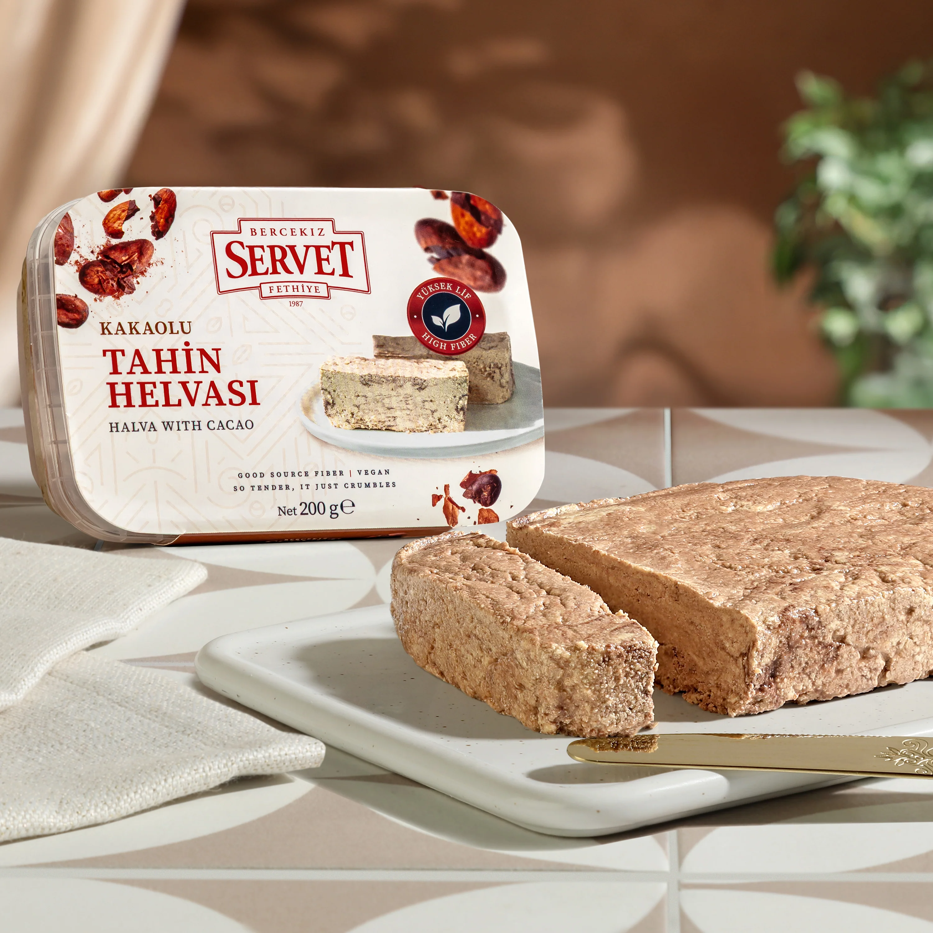 Kakaolu Taze Tahin Helvası 200g - Image 3