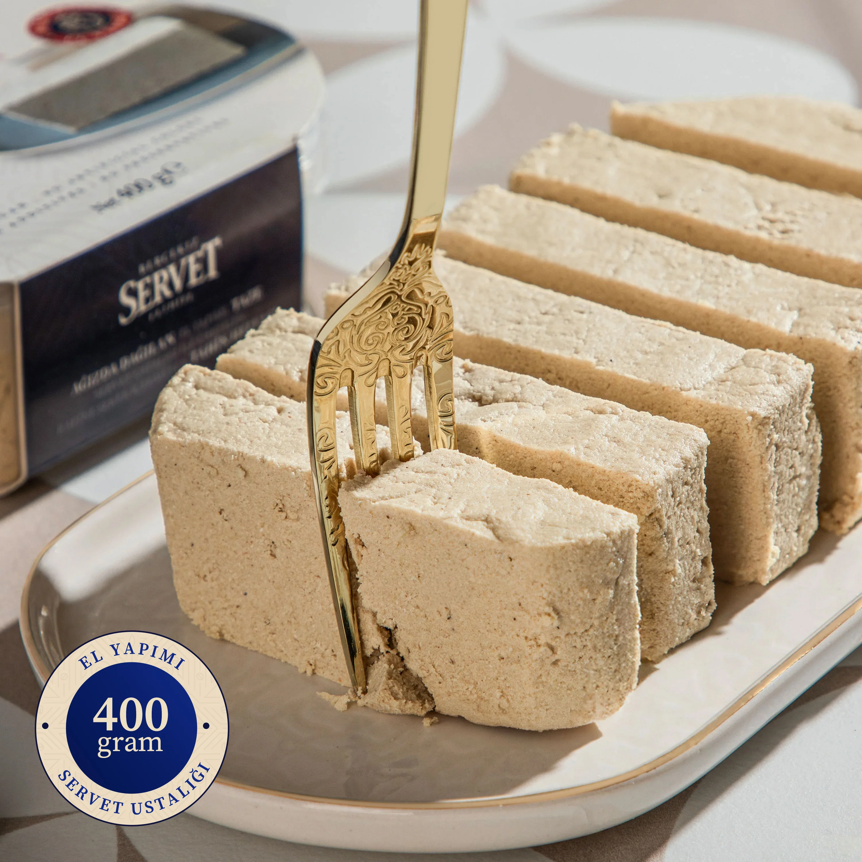 Sade Taze Tahin Helvası 400g